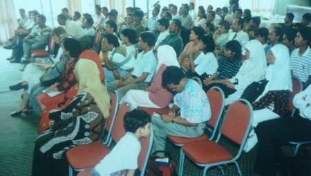 Masyarakat Indonesia mengadakan acara bersama. Foto: Dokumentasi pribadi.